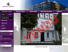 Tablet Screenshot of gestionconcept.net